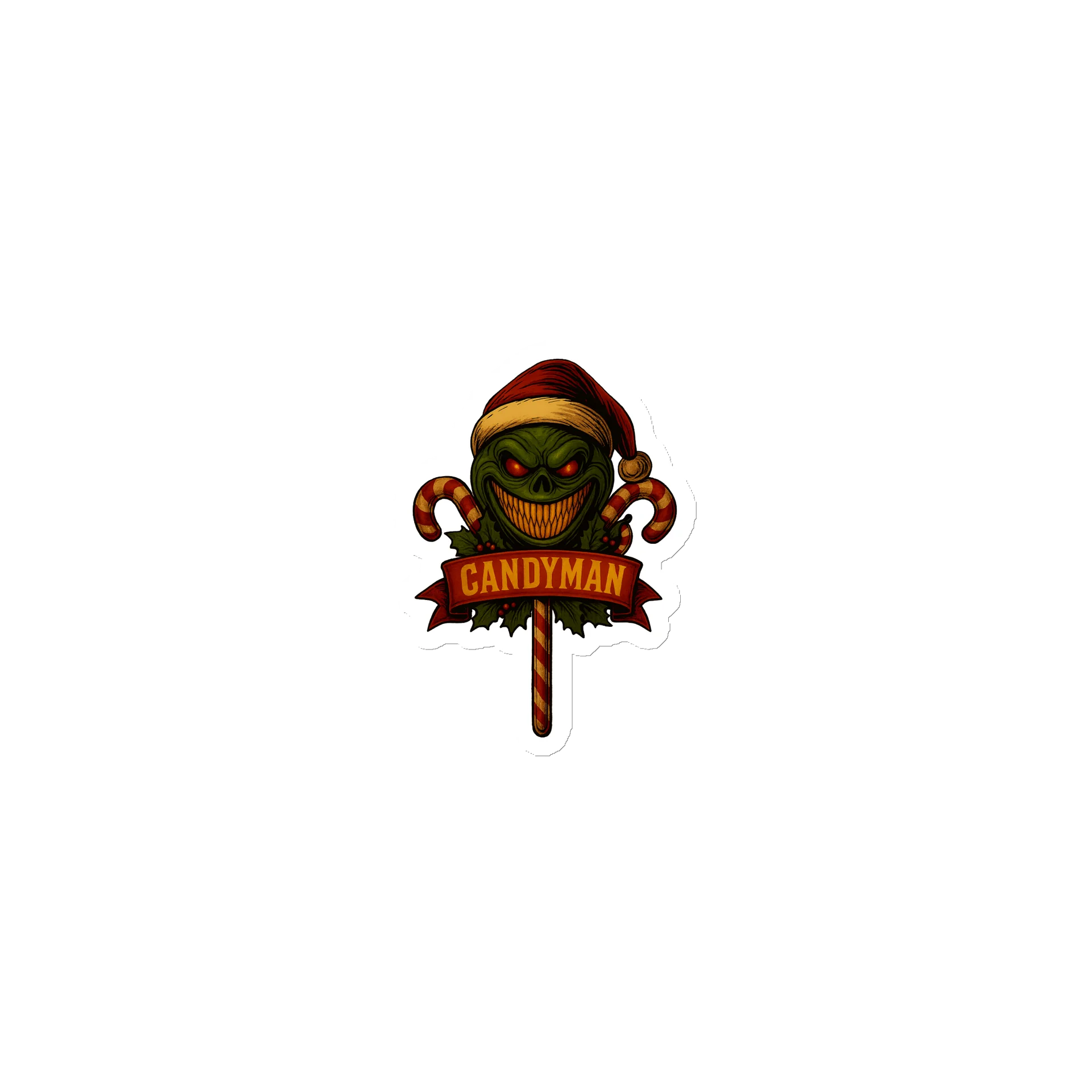 Sinister Santa Die-Cut Magnet product image (1)