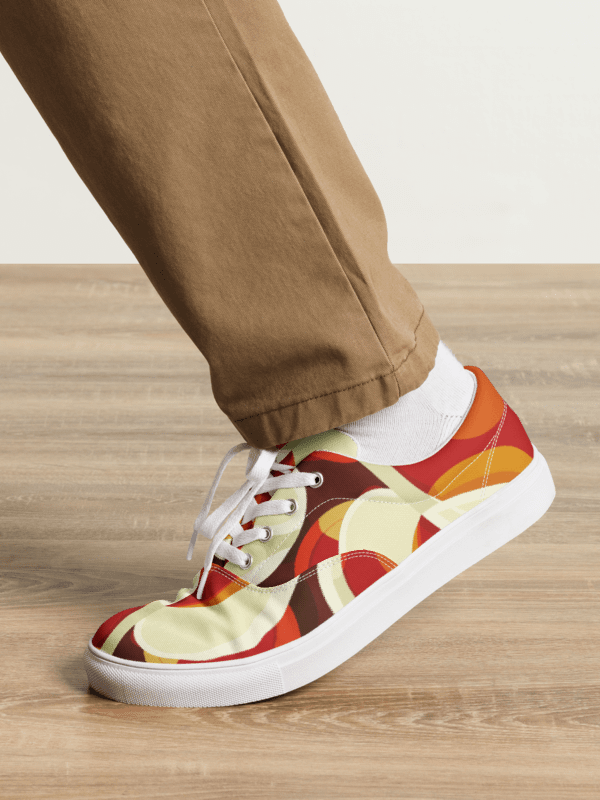 Sunset Fiesta | Men's Lace-Up Canvas Shoes product image (11)