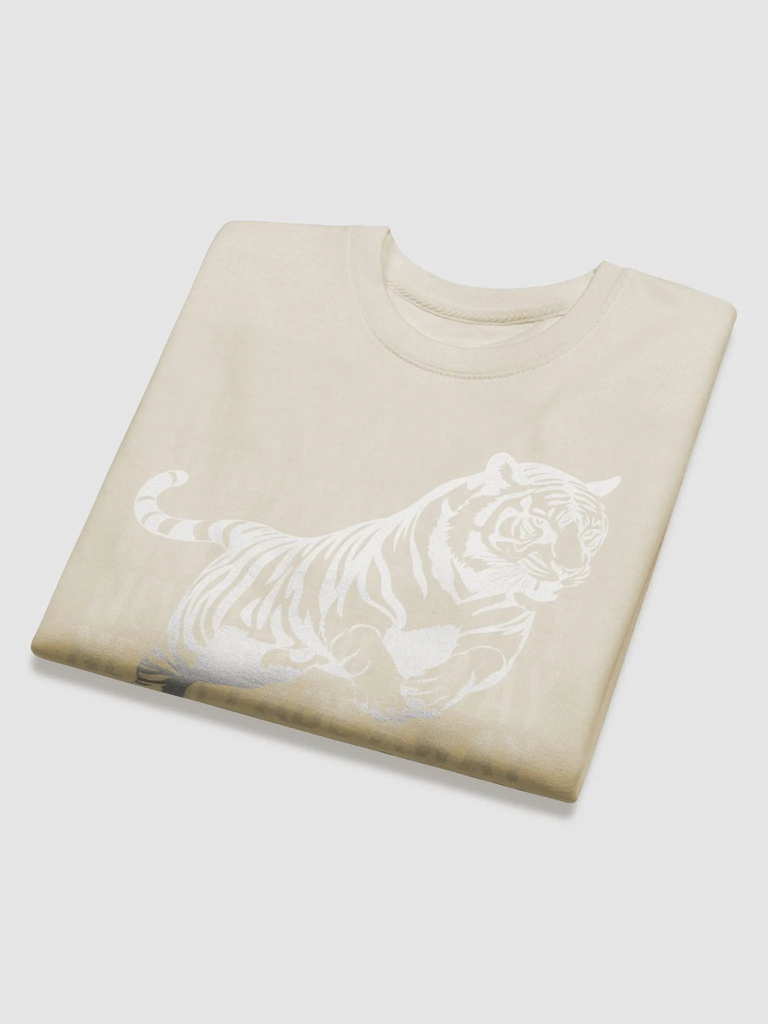 Never Fade Away Leaping Tiger Motivational Sweatshirt product image (32)