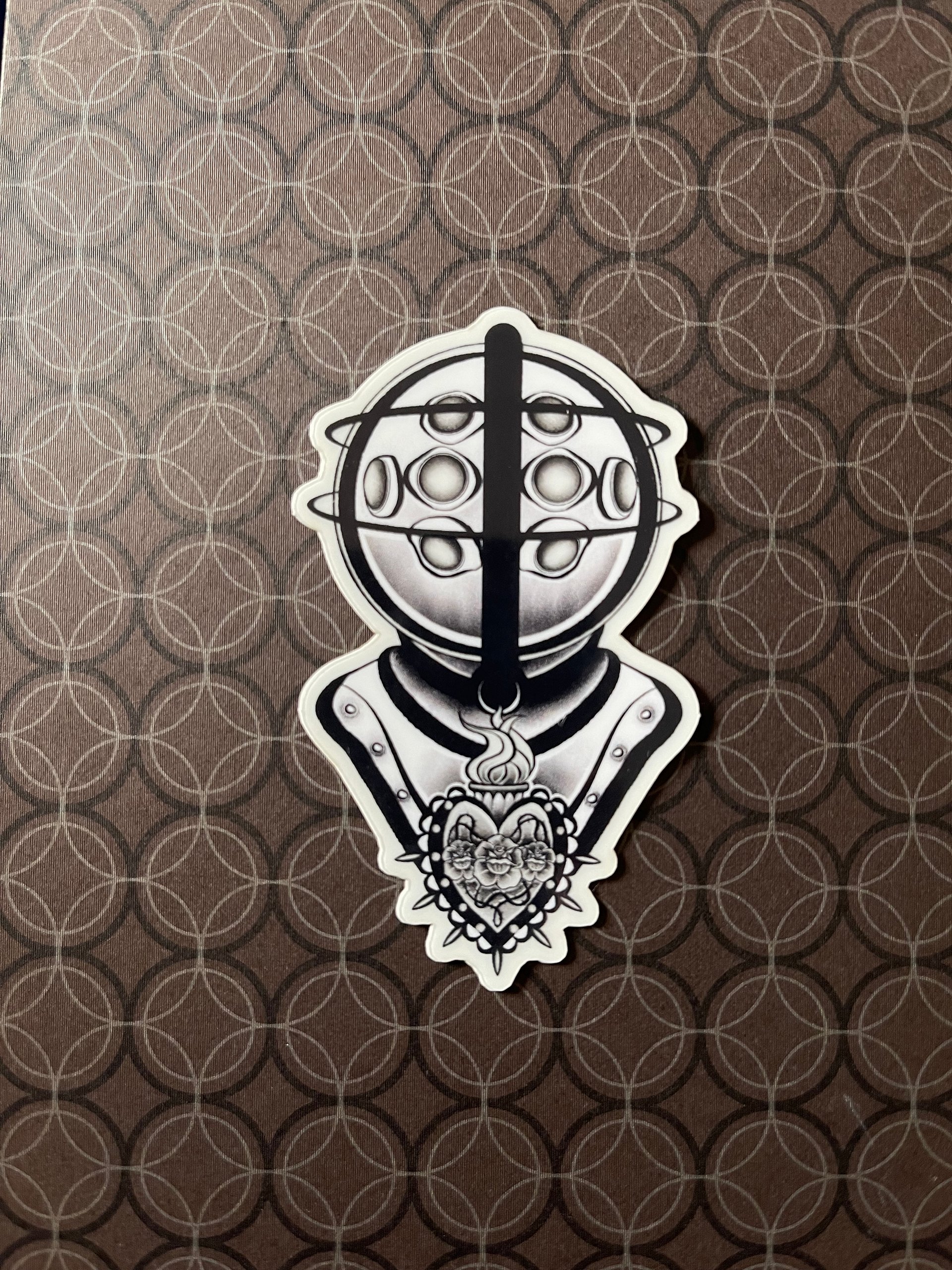 Big Daddy Glow-in-the-Dark Vinyl Sticker product image (1)