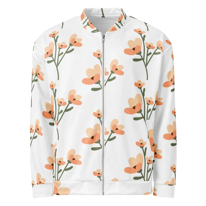 Blossom Burst Custom Bomber Jacket product image (1)