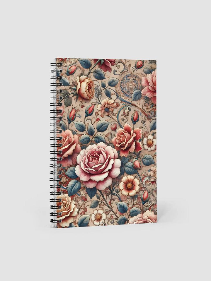 Royal Floral Spiral Notebook product image (1)