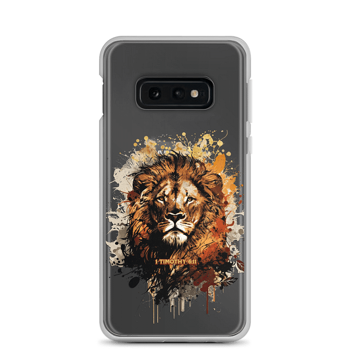 Lion's Courage Samsung® Clear Case product image (3)
