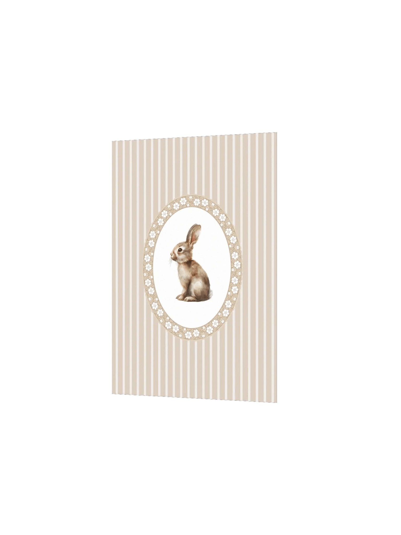Classic Boho Bunny Floral Nursery Print product image (3)