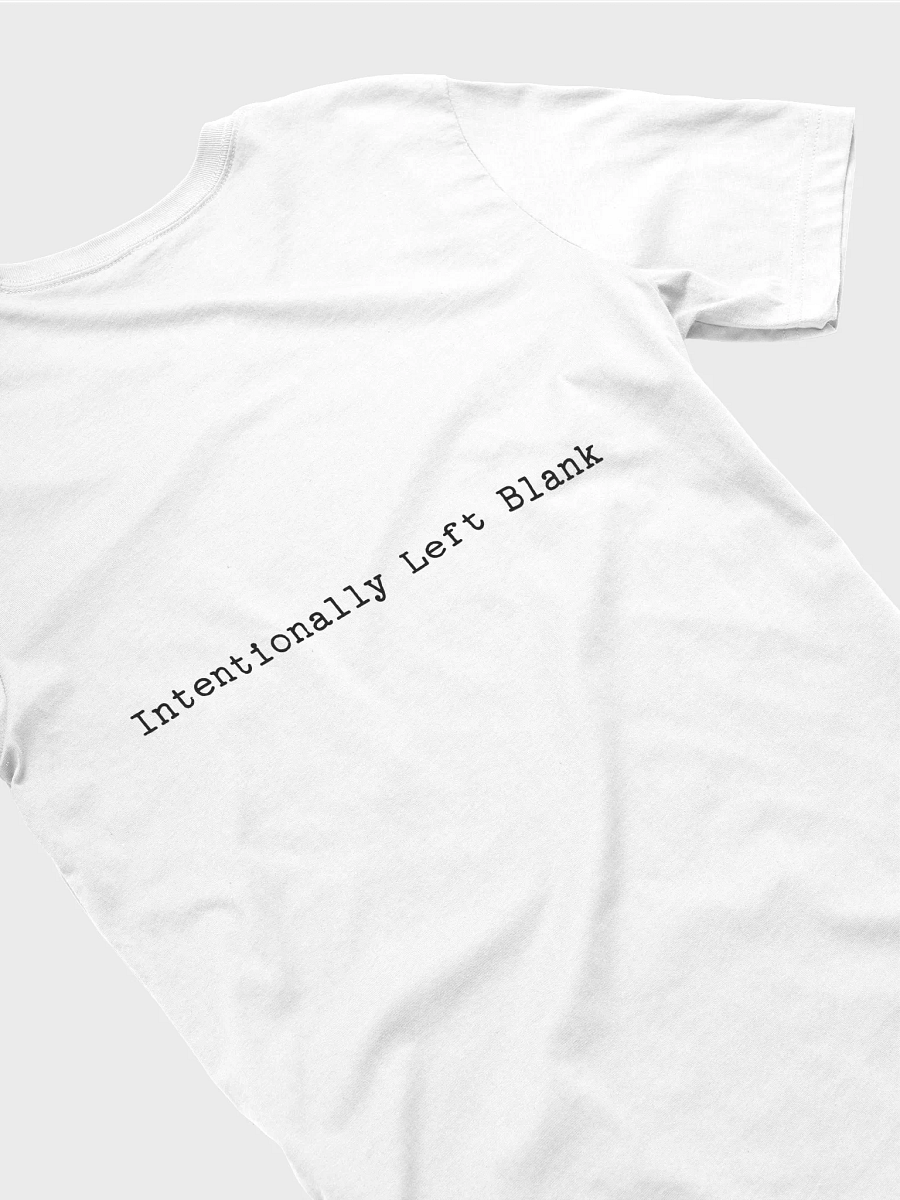 Intentionally Left Blank Printed Supersoft T-Shirt product image (35)