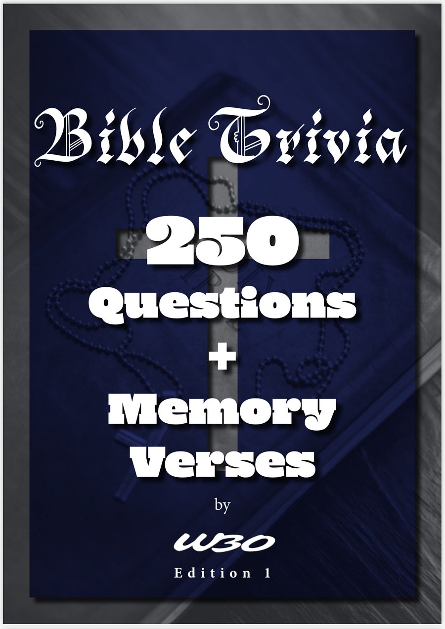Bible Trivia E-Book - 250 Trivia Questions and Answers Edition 1 product image (1)