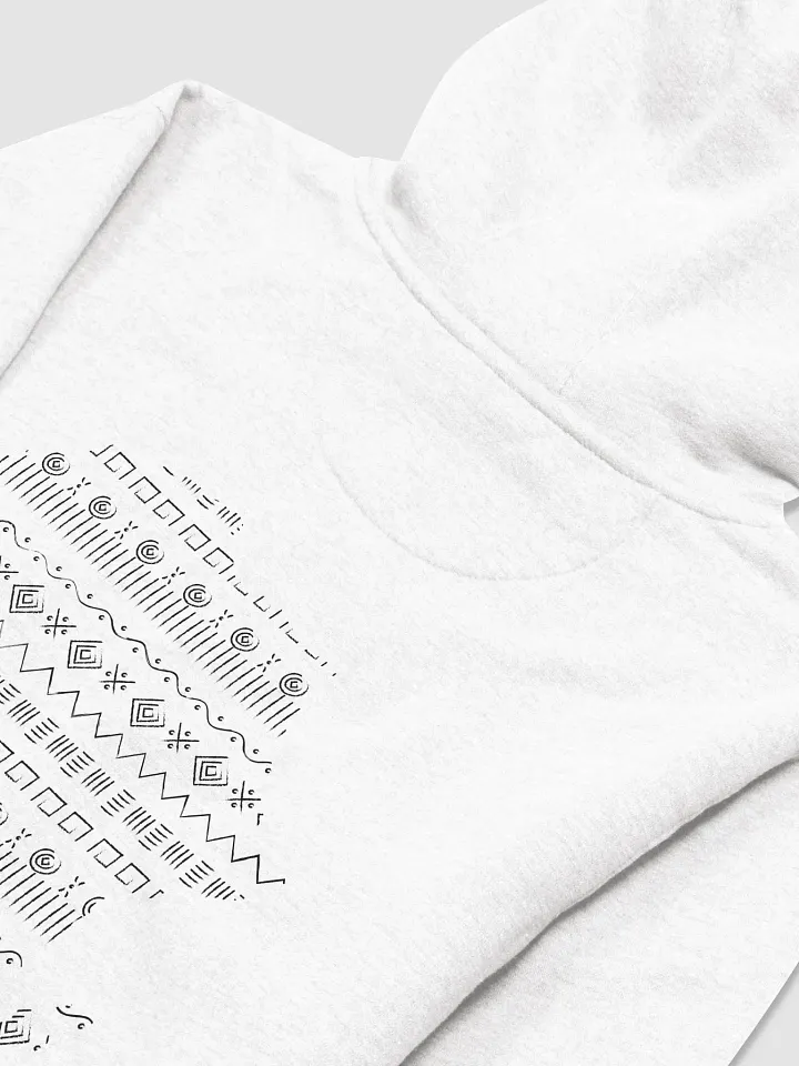 White Africa Pattern Hoodie product image (1)