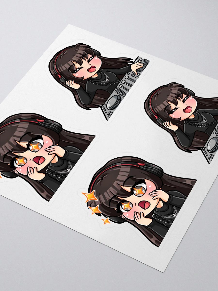 Henny DJ/Woah Emote 5.5x5.5 Sticker Sheet product image (3)