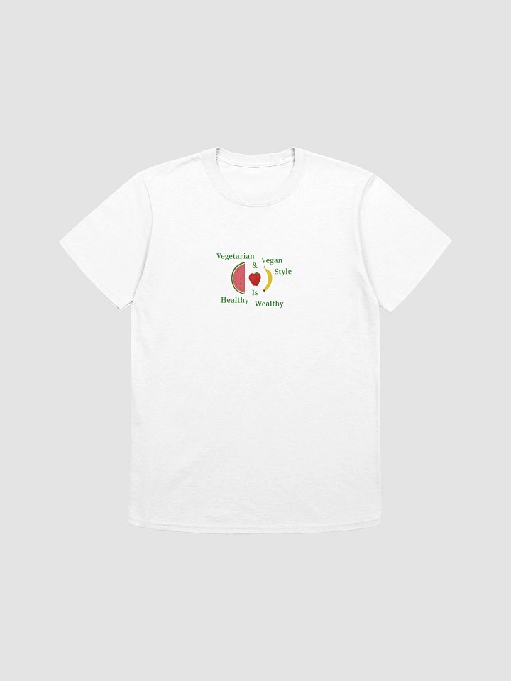 Healthy & Wealthy Vegetarian T-Shirt product image (1)