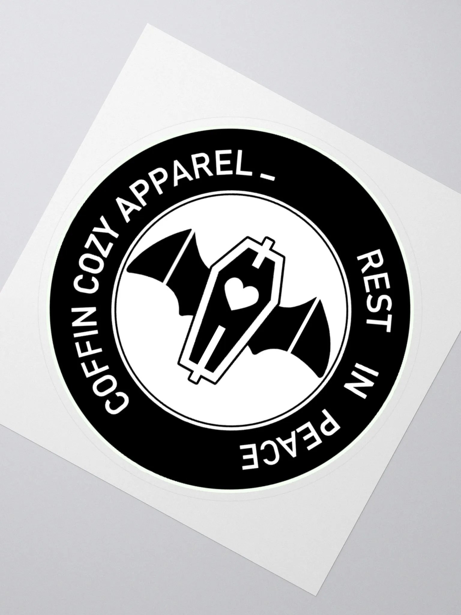 Coffin Cozy Club Sticker product image (1)