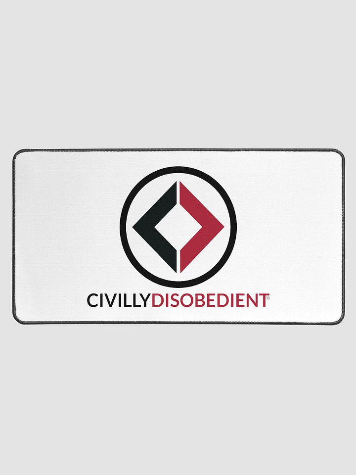 Civilly Disobedient Logo Desktop Mat product image (1)
