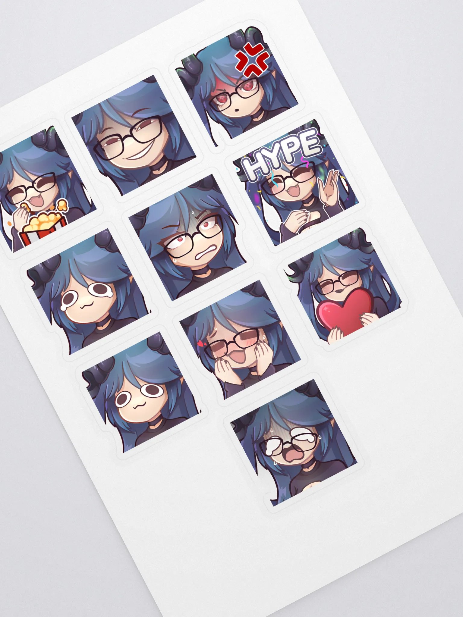 Emote Alien Demon Stickers product image (1)