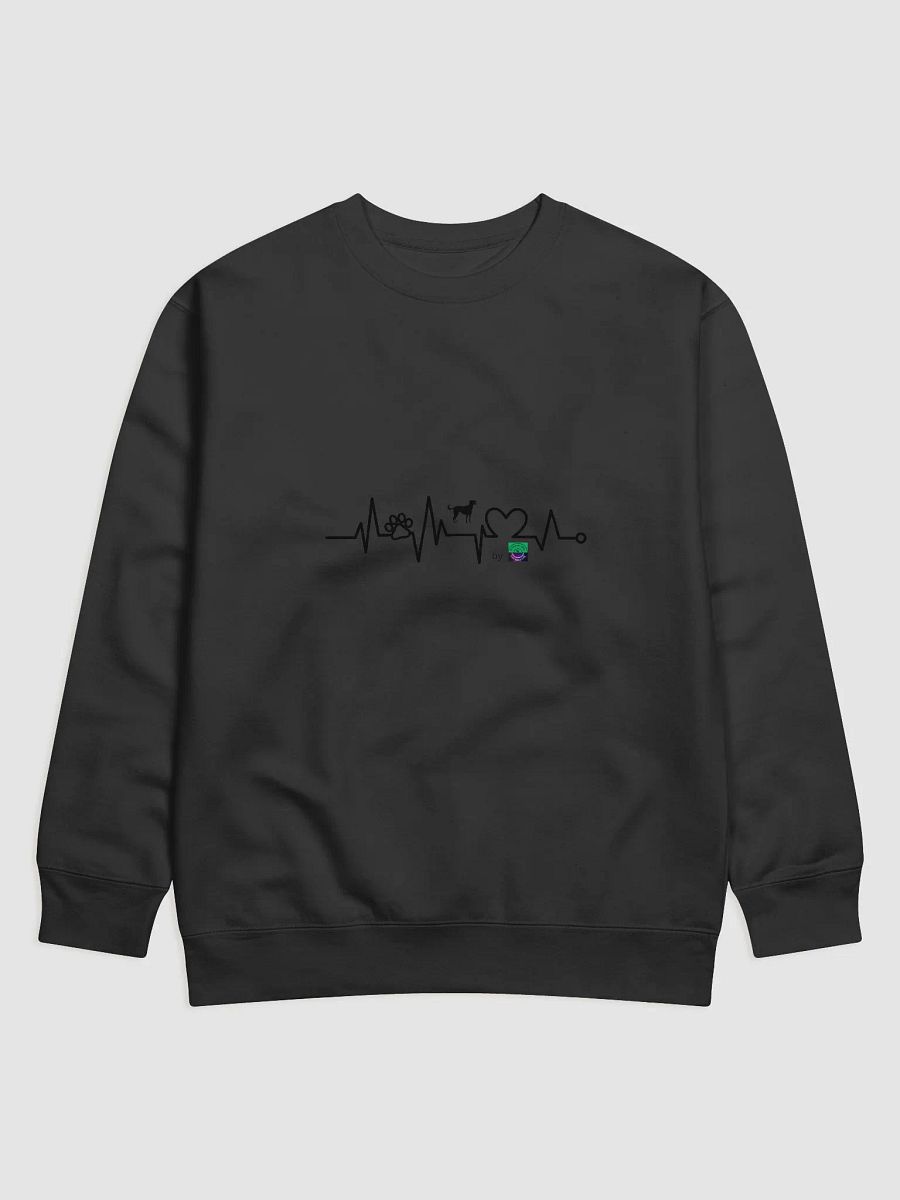 Sweatshirt Hund mit Herz und Puls product image (1)