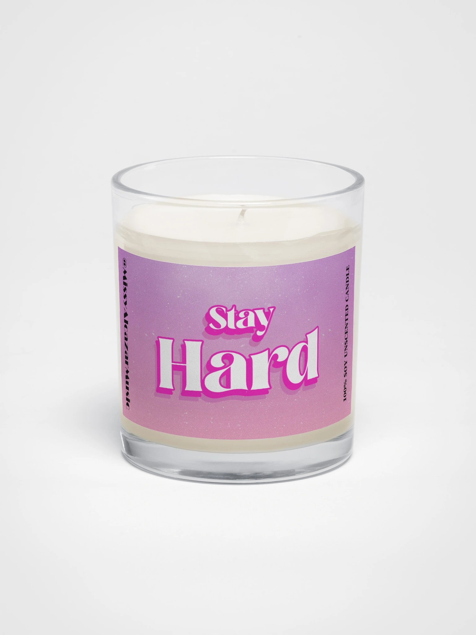 Stay Hard soy candle product image (1)