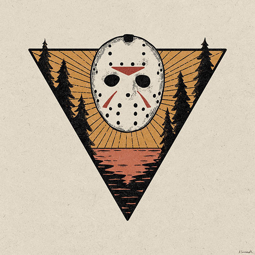 Happy Friday the 13th 
Made this illustration a couple of years ago in honor of this day.
.
.
.
©️ Anette Sommerseth
________...