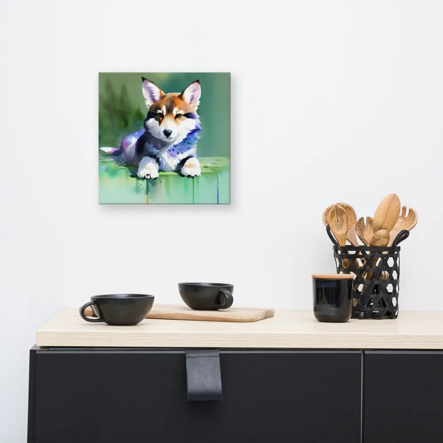 Cute Dog Digital Painting - v3 product image (8)