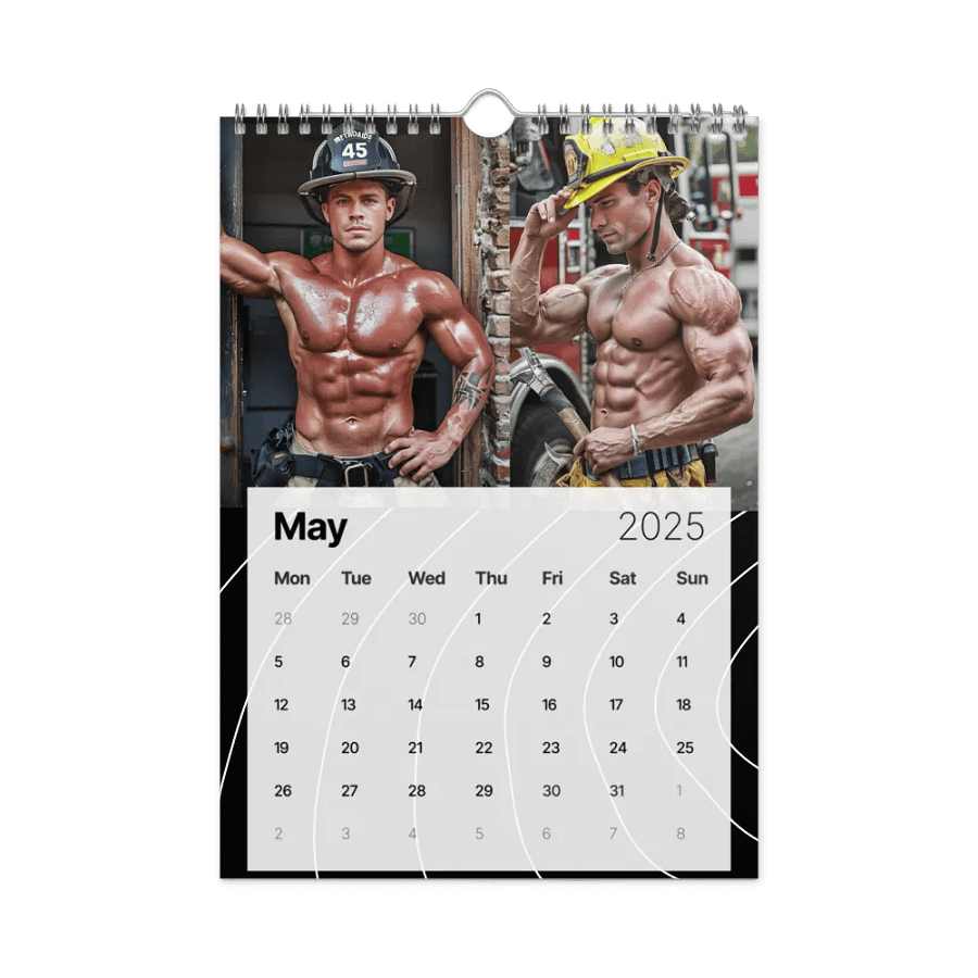 2025 Muscle Hunks Calendar product image (10)