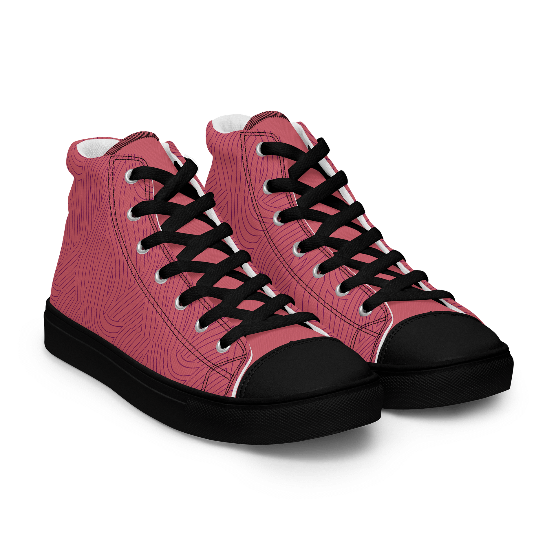 Retro Wave Women's High Top Shoes product image (8)