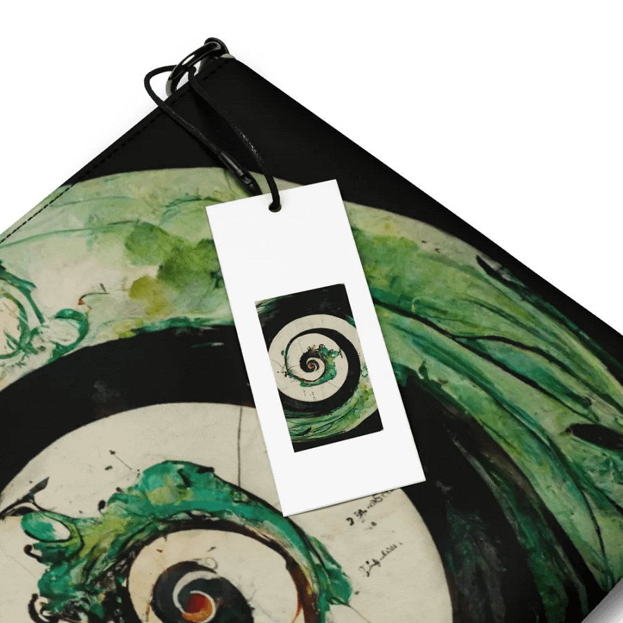 Enigmatic Spiral Crossbody Bag premium faux leather product image (4)