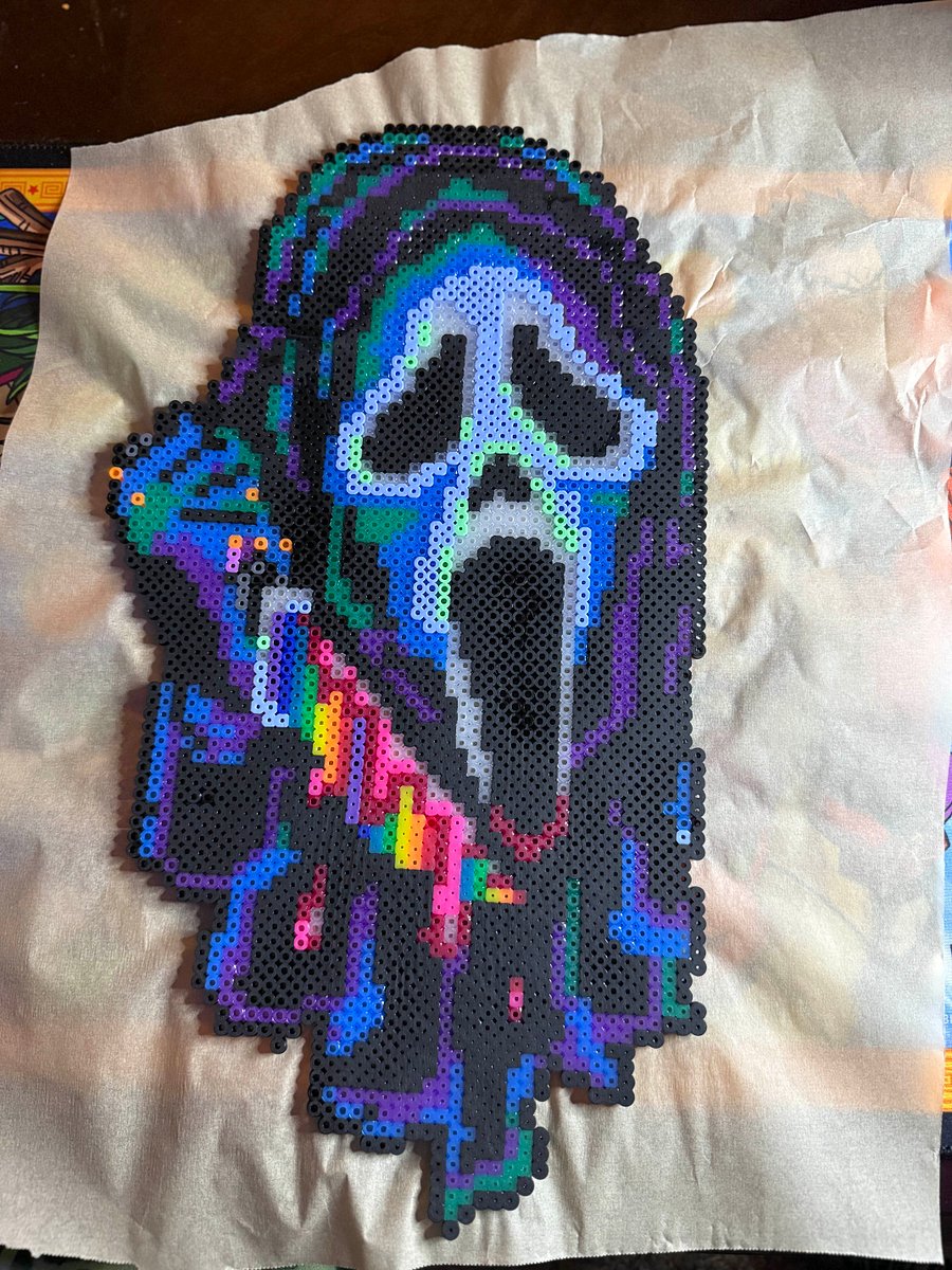 Big Ghostface Perler product image (1)