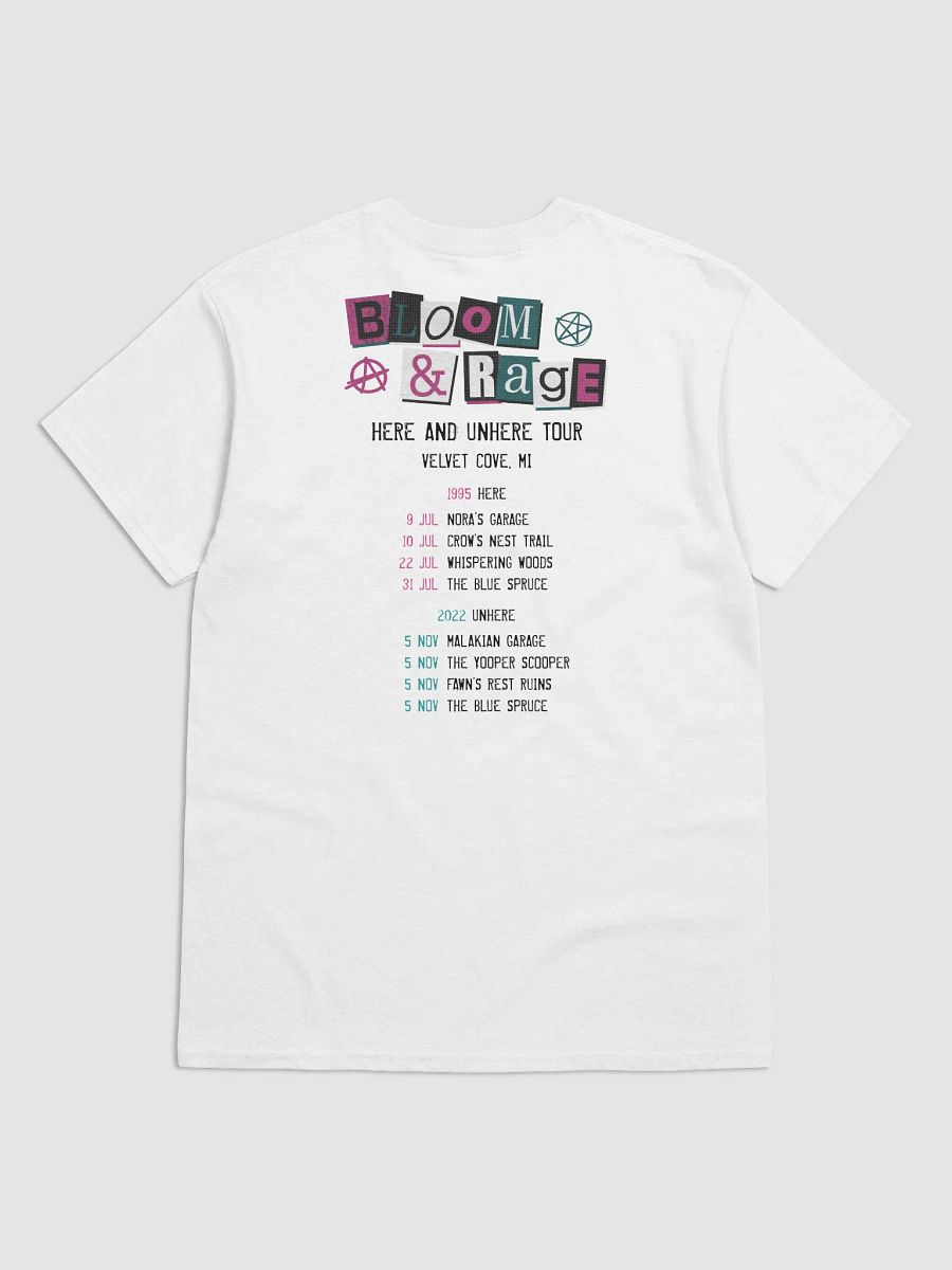 Lost Records: Bloom & Rage Band Tour T-Shirt (White) product image (2)
