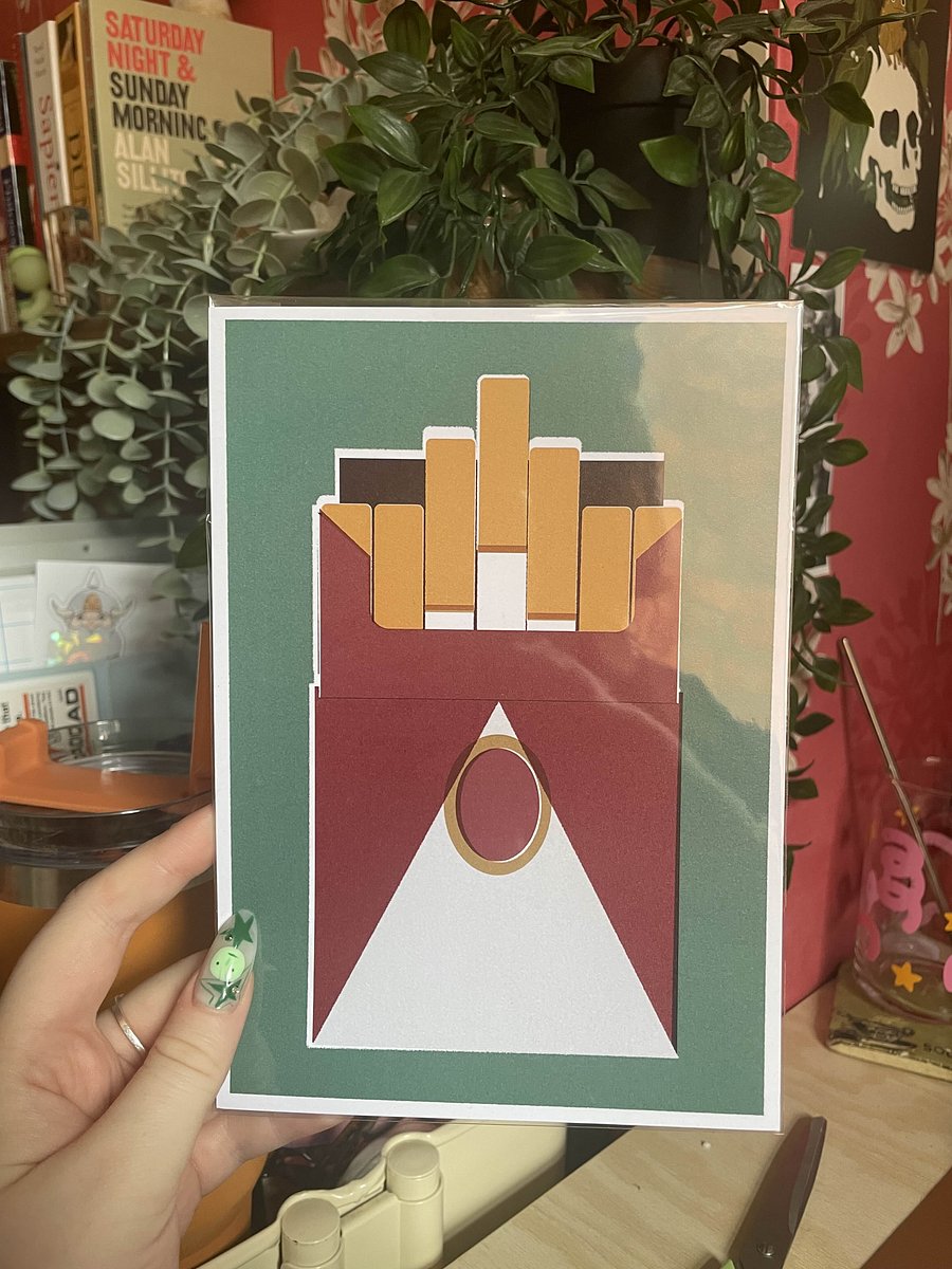 Cigs Riso Print product image (1)