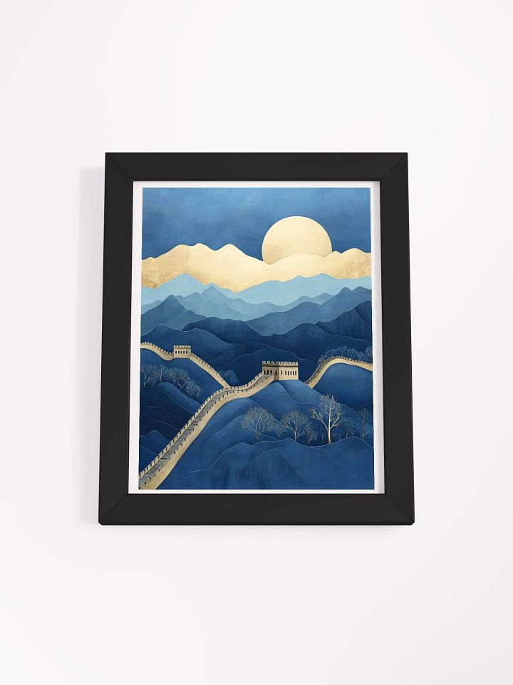 Golden Mountain Sunrise Framed Poster Art product image (1)