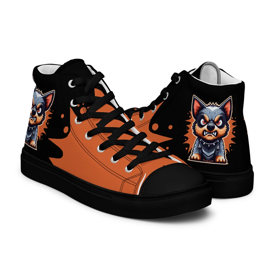 Australian CattleDog Angry Pup - Women's Hightop Canvas Shoe product image (8)