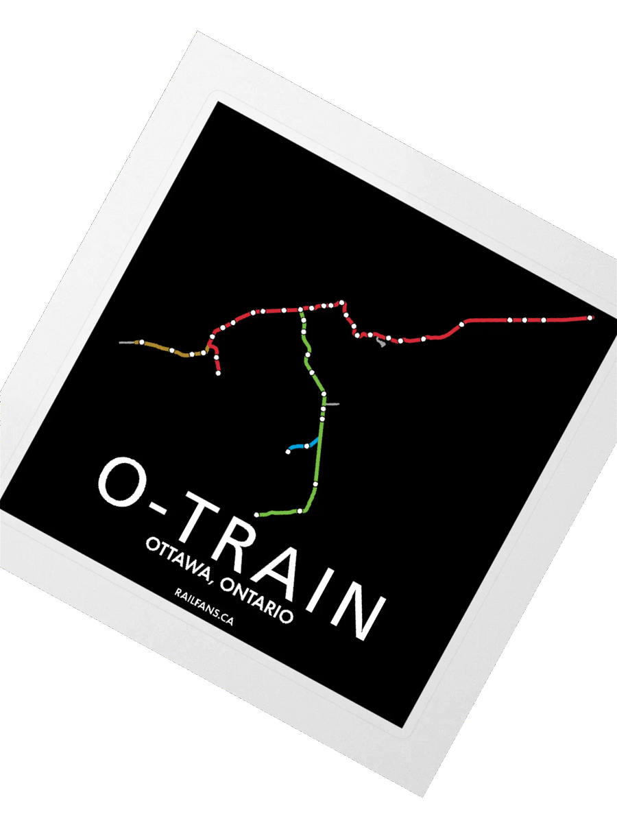 The Rail Fans Canada Transit Sticker - O-Train product image (5)