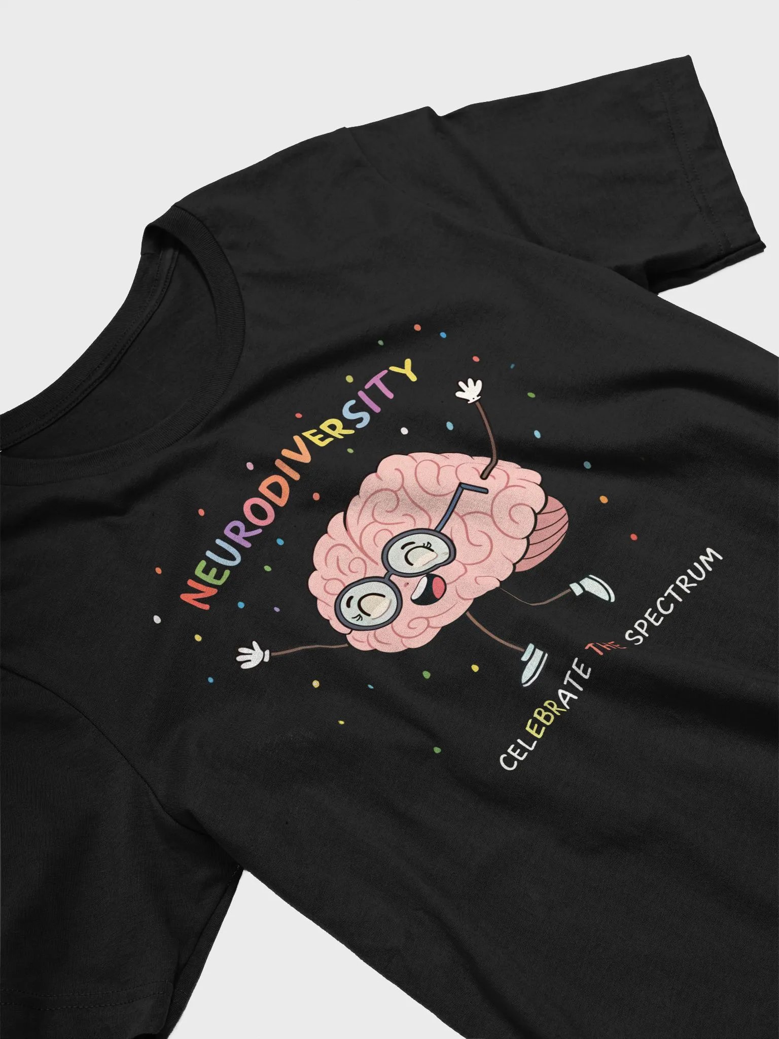 Neurodiversity Celebrate the Spectrum Brain Autism Awareness T-Shirt | Inclusion & Acceptance Tee | Autistic Pride Shirt product image (3)