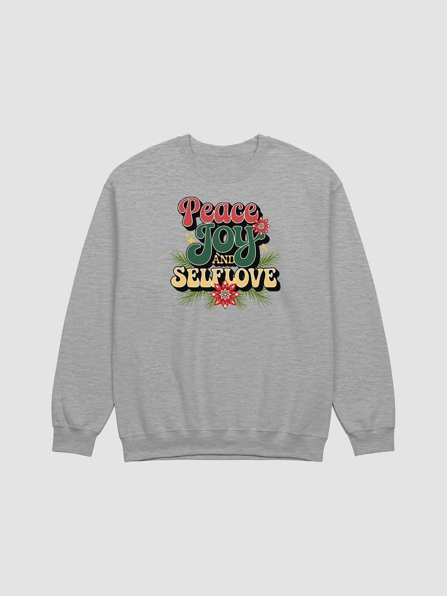 Peace, Joy, and Self-Love Sweatshirt 🎄💖 product image (2)