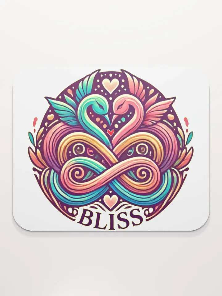 Swan Heart Bliss Mouse Pad product image (2)