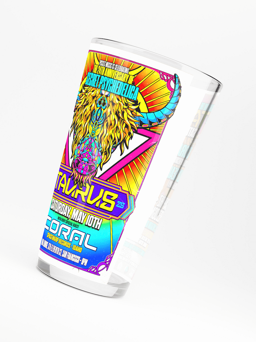 Taurus 2025 Shaker Pint Glass product image (4)
