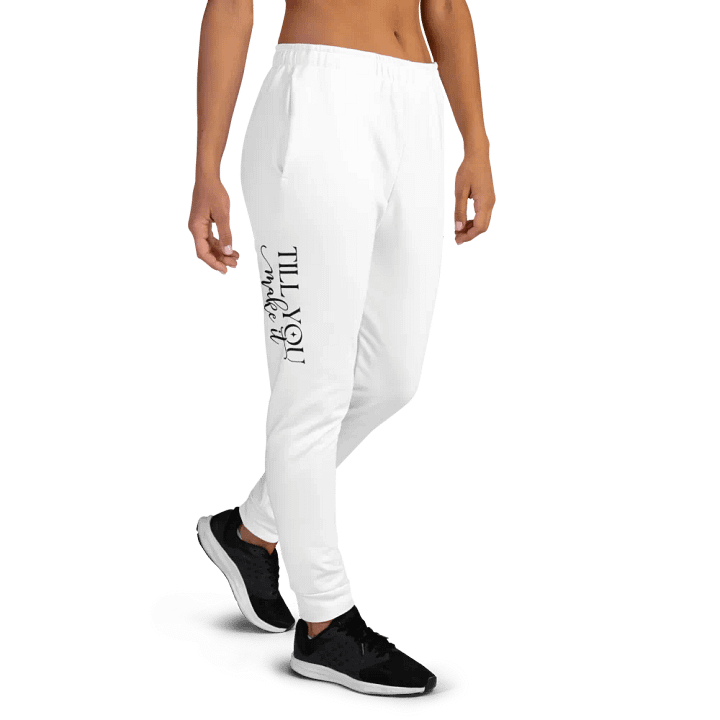 Empowerment Text Double Leg Design Women's Joggers product image (2)