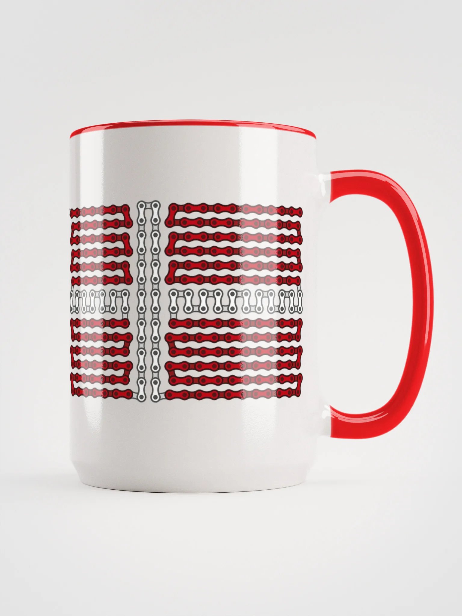 Denmark Bike Chain Flag Coffee Mug product image (4)