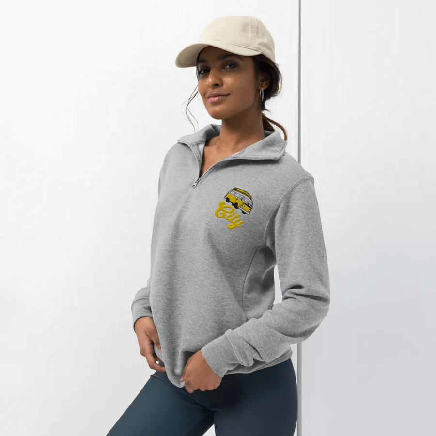 Van City Embroidery Half Zip product image (13)