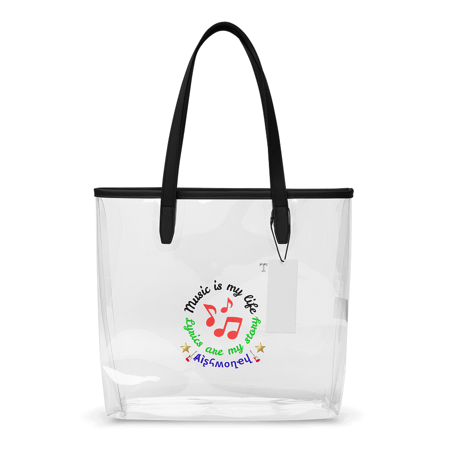 Aishmoney Baila Que Viejoteca Clear Tote Bag product image (1)