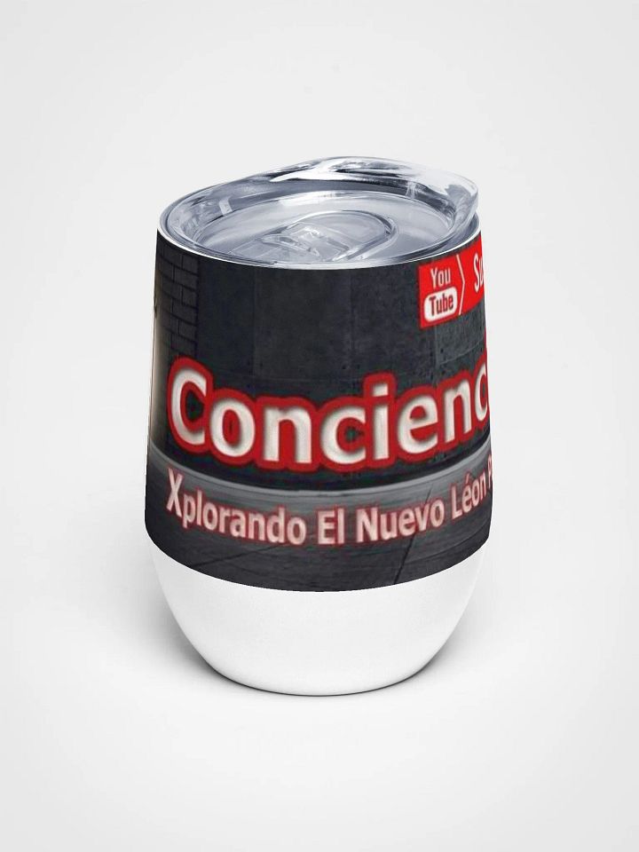 Conciencia X Wine Tumbler: Explore the Paranormal with Every Sip! product image (1)