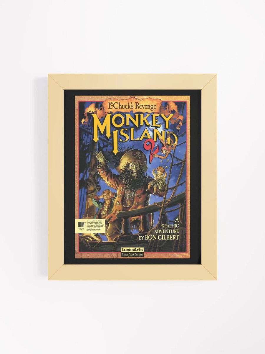 Monkey Island 2 - Framed High-Quality Matte Poster (in) product image (4)