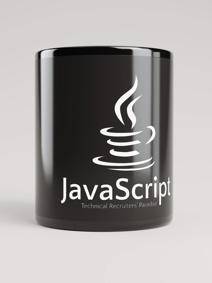 "JavaScript" mug (with the Java logo) – The Ultimate Recruiter Test product image (9)