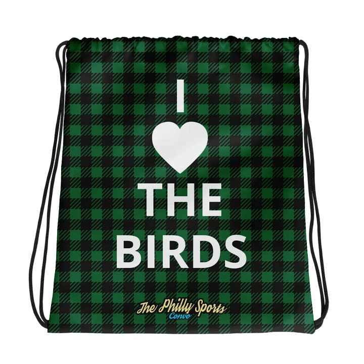 I Heart Birds Drawstring Bag product image (1)
