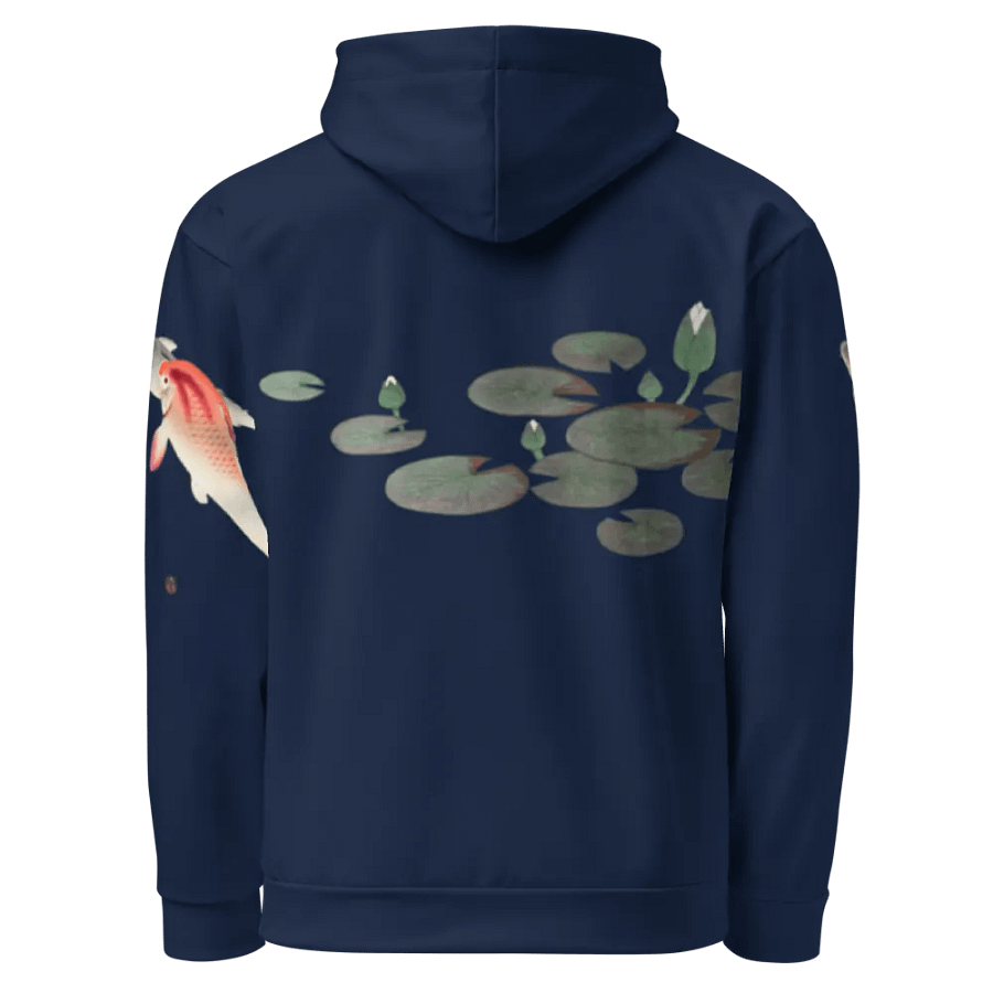Common and Golden Carp All-Over Print Recycled Unisex Hoodie product image (6)