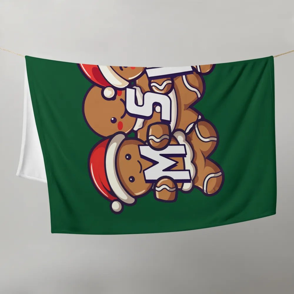 MSLA Holiday Gingerbread Throw Blanket product image (10)