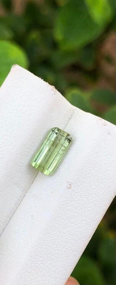 TOURMALINE GEMSTONE FOR RING YELLOW/GREEN COLOR LOOSE GEMSTONE, 1.90 CRT product image (4)