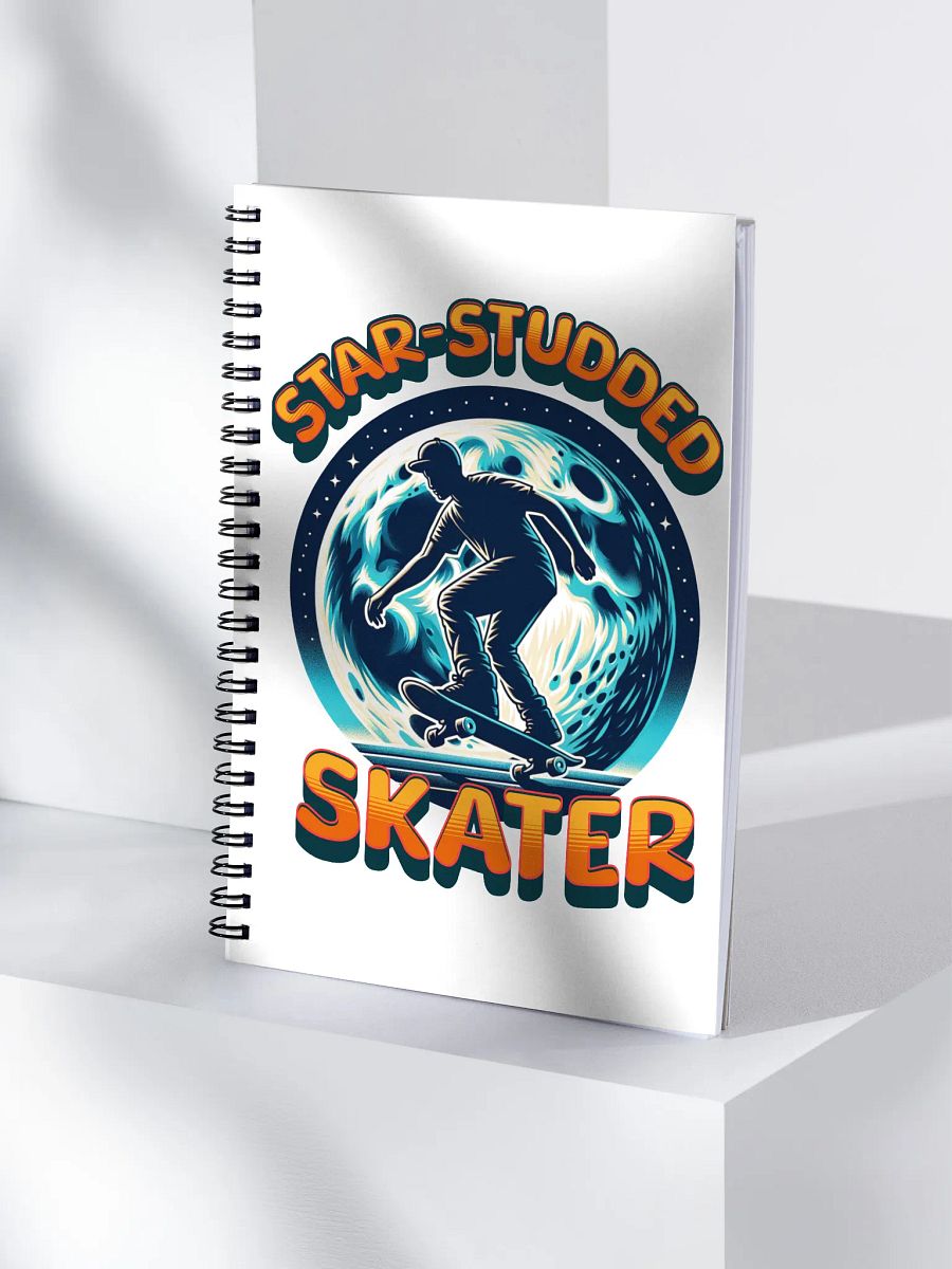 Star-Studded Skater Spiral Notebook product image (3)