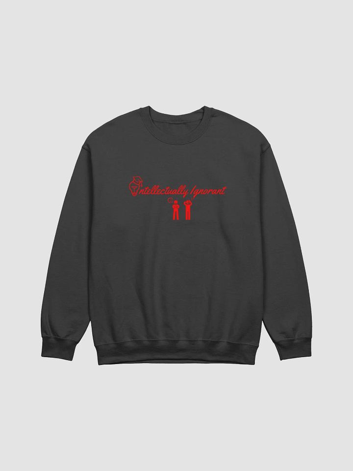 Intellectually Ignorant ( RED LOGO) Crewneck Sweatshirt product image (1)
