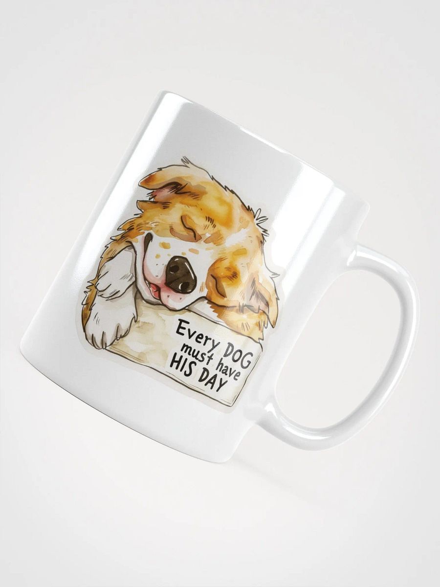 Dreamy Dog Days White Glossy Mug product image (6)