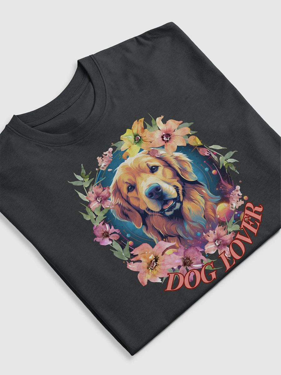 Golden Retriever Floral Wreath Tee product image (5)