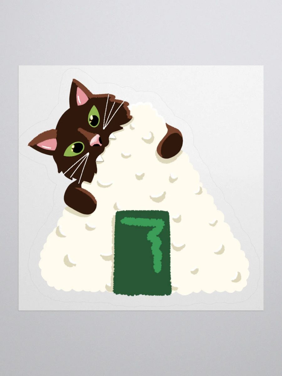 Om-Nomigiri Cat Sticker product image (2)