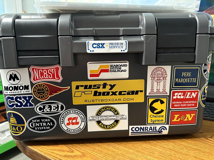 Set of 23 CSX Heritage Decals - 2.5" Each product image (1)
